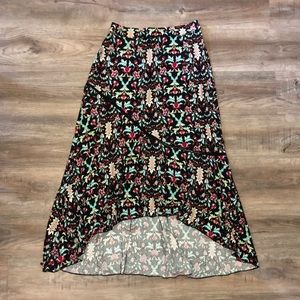 NWT Earthbound Floral High-Low Skirt